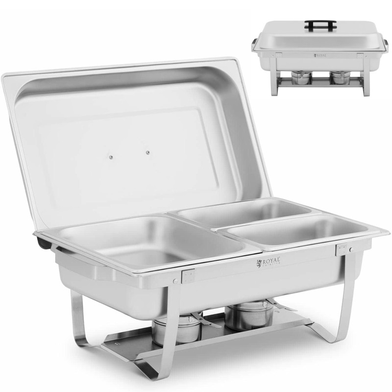 
Buffet bain-marie šildytuvas indams su šildytuvo pasta 1/ 2 GN + 2x 1/ 4 GN
