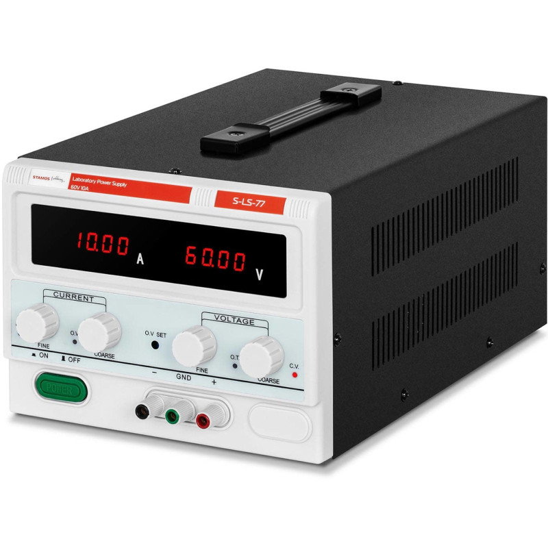 Laboratorinis maitinimo šaltinis S-LS-77 0-60V 0-10A DC