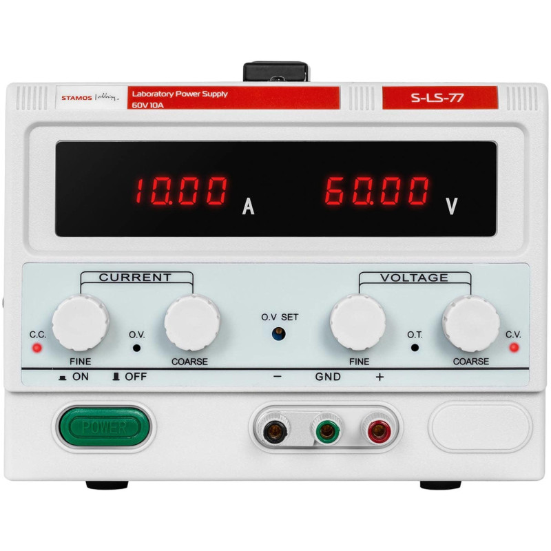 Laboratorinis maitinimo šaltinis S-LS-77 0-60V 0-10A DC