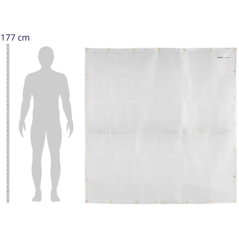 Užuolaidų karščiui atspari suvirinimo antklodė 1000C 176x177cm