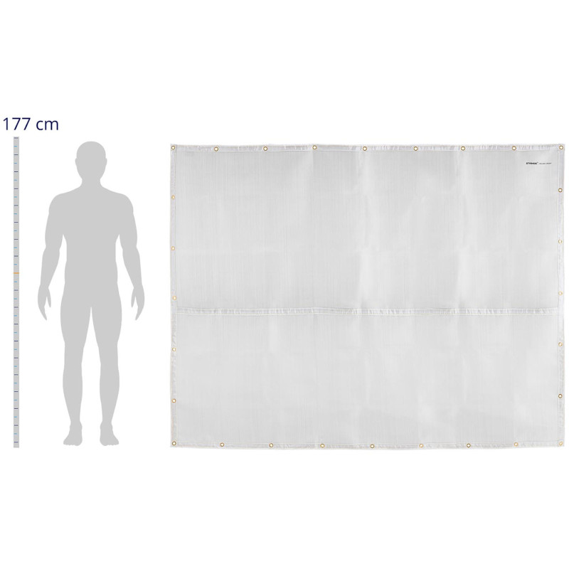 Užuolaidų karščiui atspari suvirinimo antklodė 1000C 236x174cm