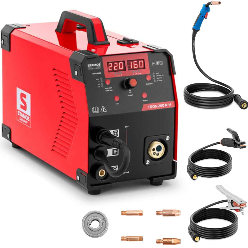 
TRON 200 RV MIG/ MAG MMA FCAW TIG Lift-Arc daugiafunkcis suvirinimo aparatas 230V 200A

