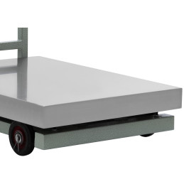 
Platforminės svarstyklės 80x60cm mobilus sandėlis 1000kg / 0,2kg
