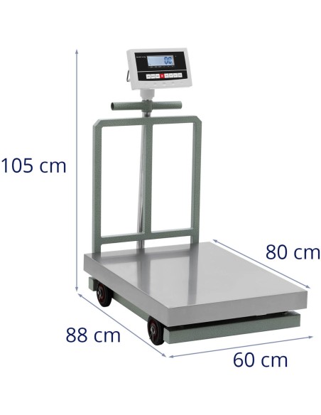 Platforminės svarstyklės 80x60cm mobilus sandėlis 1000kg / 0,2kg
 
Platforminės svarstyklės 80x60cm mobilus sandėlis 1000kg / 0,2kg
