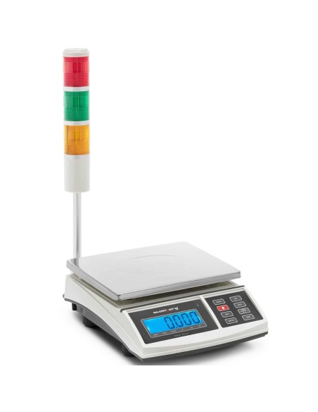 Pašto svarstyklės su LCD signalų stulpeliu 3kg / 1g
 
Pašto svarstyklės su LCD signalų stulpeliu 3kg / 1g