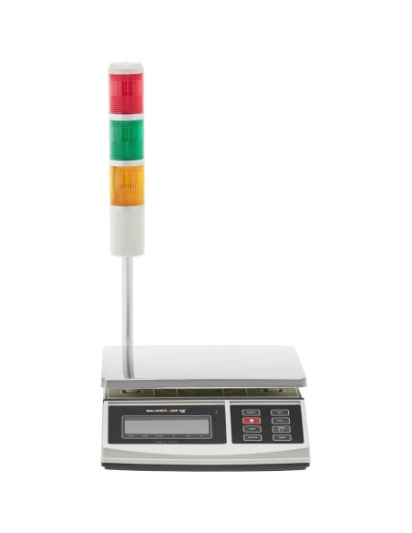 Pašto svarstyklės su LCD signalų stulpeliu 3kg / 1g
 
Pašto svarstyklės su LCD signalų stulpeliu 3kg / 1g