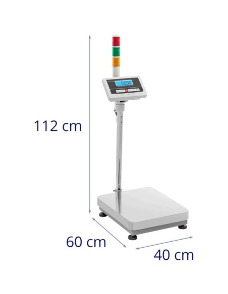Sandėlio platforminės svarstyklės su LCD šviesos stulpeliu 150kg / 0,005kg
 
Sandėlio platforminės svarstyklės su LCD šviesos stulpeliu 150kg / 0,005kg