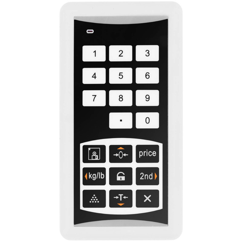 
Pakabinamos kainų skaičiavimo kablio svarstyklės su keptuve + nuotolinio valdymo pultelis 0,1-30kg / 5g
