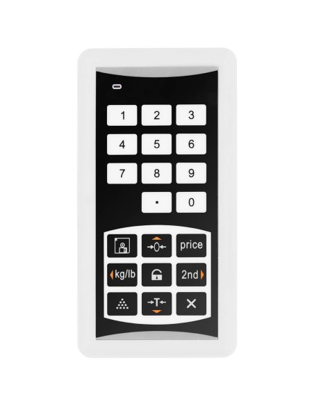 
Pakabinamos kainų skaičiavimo kablio svarstyklės su keptuve + nuotolinio valdymo pultelis 0,1-30kg / 5g
