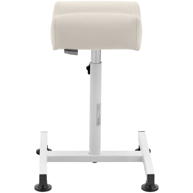 Kosmetinio pedikiūro pėdų atrama 24x22cm aukštis 47-67cm - kreminė