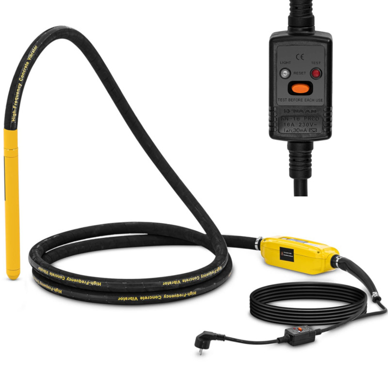 
Betono tankinimo vibratorius, ilgis 5m, pokeris 40cm x 34mm, 1200W
