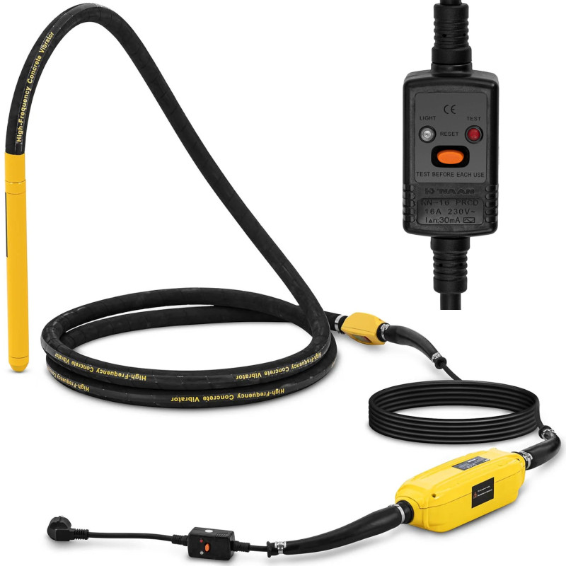 
Betono tankinimo vibratorius, ilgis 5m, pokeris 40cm x 34mm, 2000W
