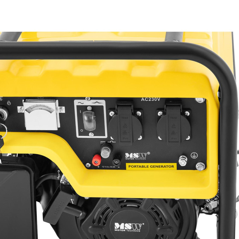 Mobilus generatorius su starteriu AC 230V / DC 12V 2700W