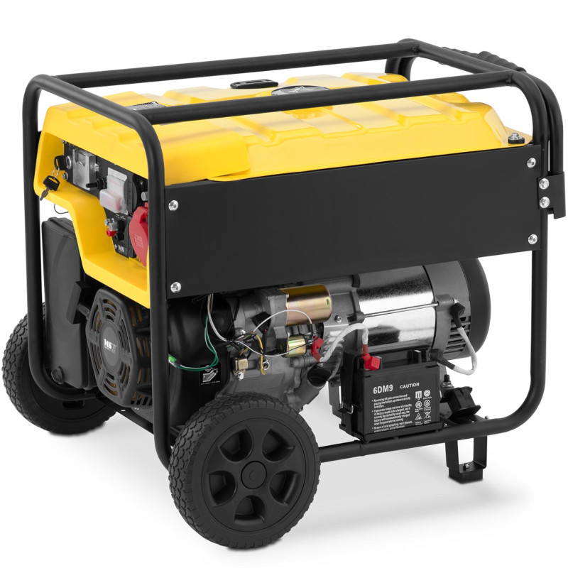 
Mobilus generatorius su starteriu AC 230-400V / DC 12V 5500W
