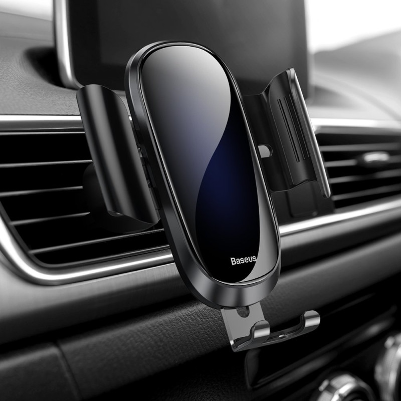 Gravitacinis automobilinis telefono laikiklis orlaidei juodas