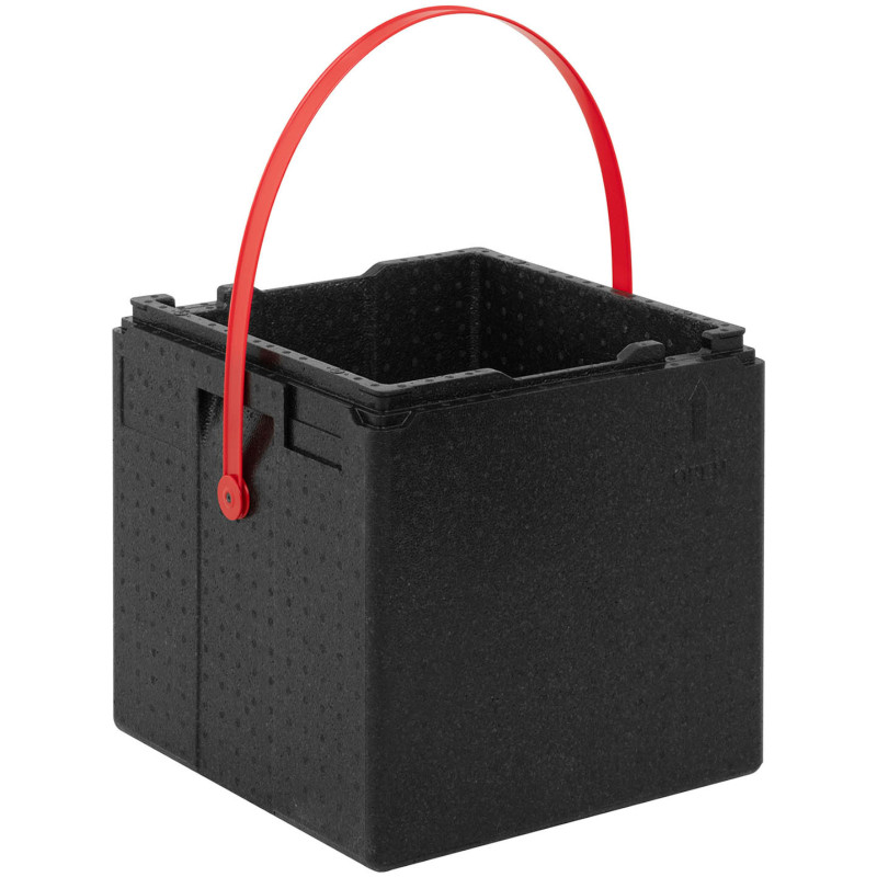 EPP CAMBRO termodėžė picai transportuoti, 8 dėžės, 33x33x4cm, raudona juosta