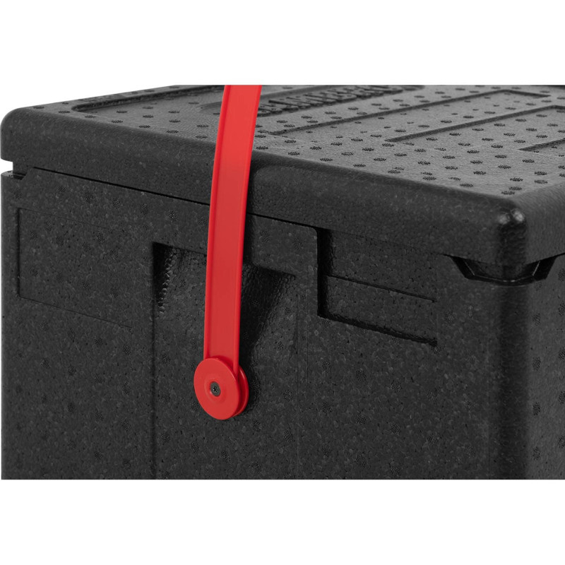 EPP CAMBRO termodėžė picai transportuoti, 8 dėžės, 33x33x4cm, raudona juosta