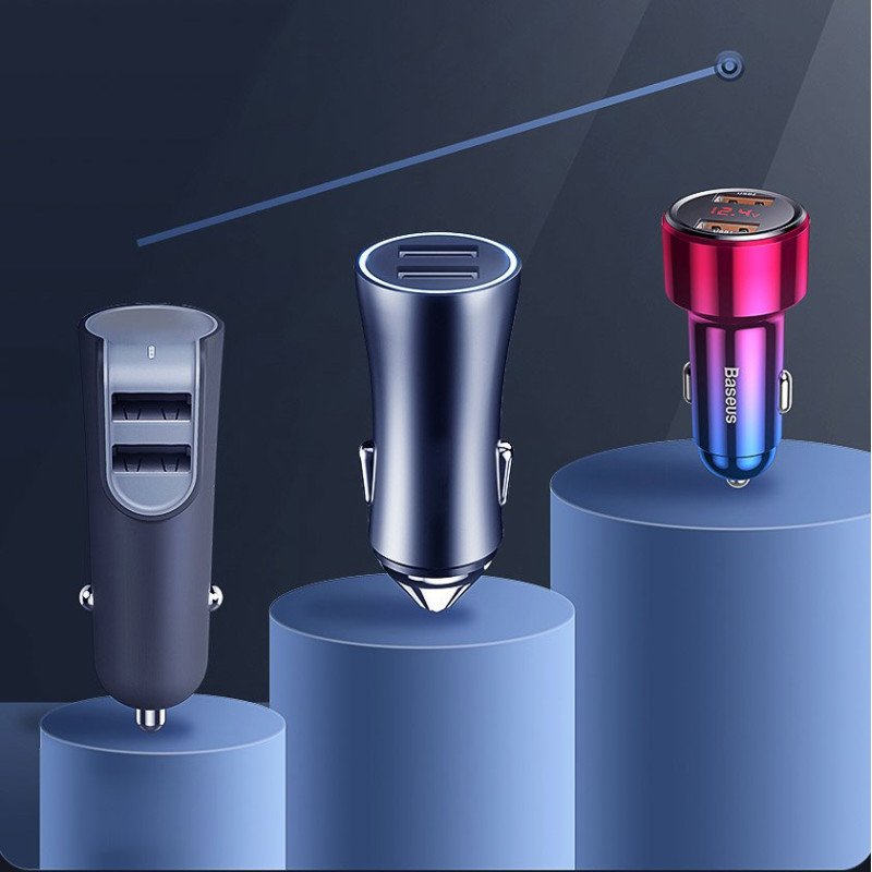 Magic Series PPS QC 4.0+ QC3.0 automobilinis įkroviklis 45W 6A juodas