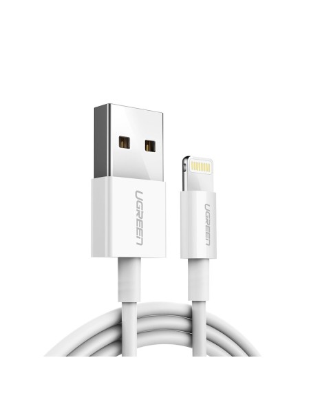 
iPhone USB - Lightning MFI kabelis 2m 2.4A baltas
