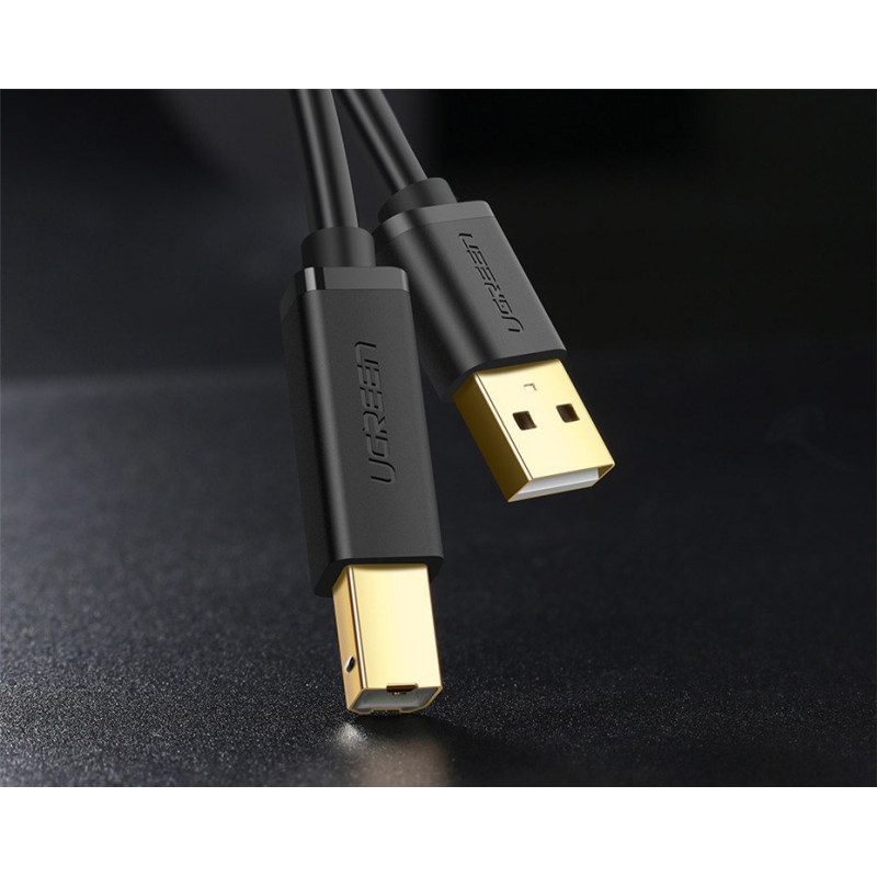 USB - USB tipo B spausdintuvo kabelis, 3 m, juodas