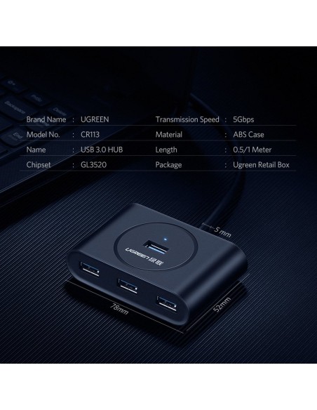 USB prievado HUB skirstytuvas 4x USB 3.2 kabeliui 0,5 m juodas
 
USB prievado HUB skirstytuvas 4x USB 3.2 kabeliui 0,5 m juodas