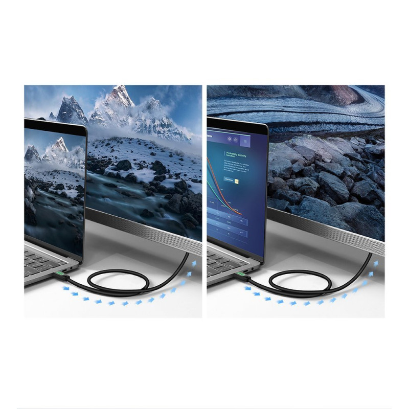 HDMI 2.0 kabelis 4K 60Hz 30AWG 2m juodas