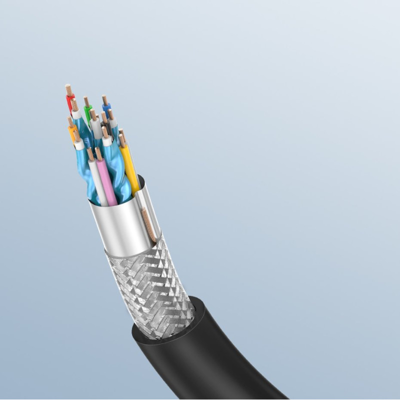 HDMI 2.0 kabelis 4K 60Hz 30AWG 2m juodas