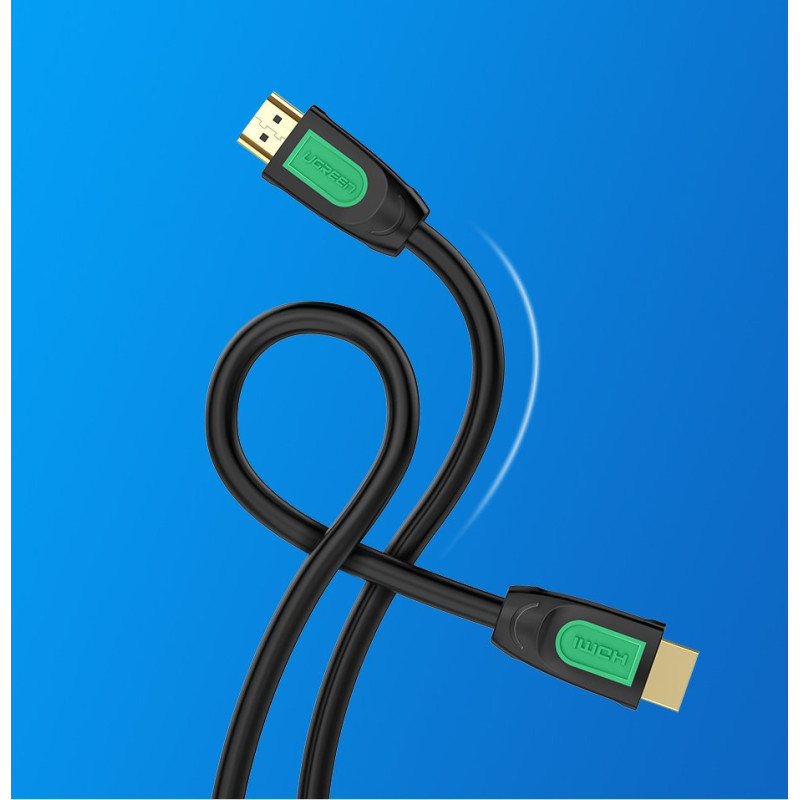 HDMI 2.0 kabelis 4K 60Hz 30AWG 2m juodas