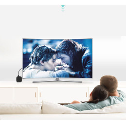 
HDMI į DVI adapterio kabelis 4K 60Hz 30AWG 1m juodas
