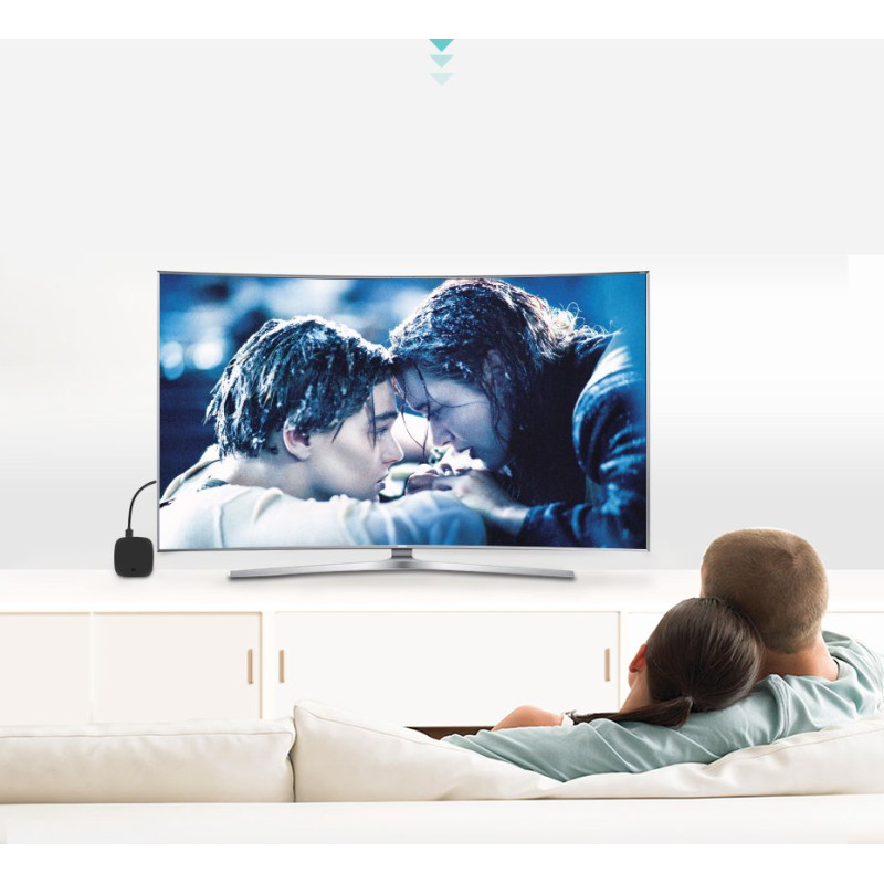 HDMI į DVI adapterio kabelis 4K 60Hz 30AWG 1m juodas