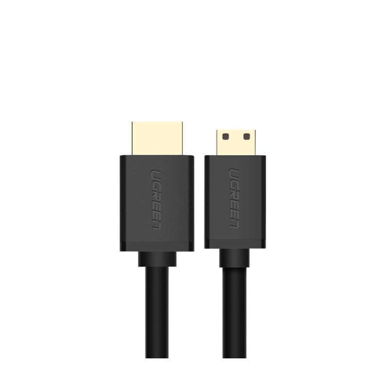 HDMI į mini HDMI adapterio laidas 2.0v 4K 60Hz 30AWG 1.5m juodas
