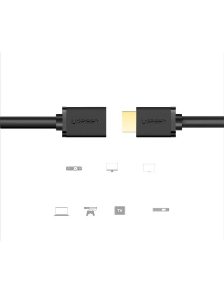 
HDMI ilgintuvas 1.4v 4K 60Hz 30AWG 2m juodas
