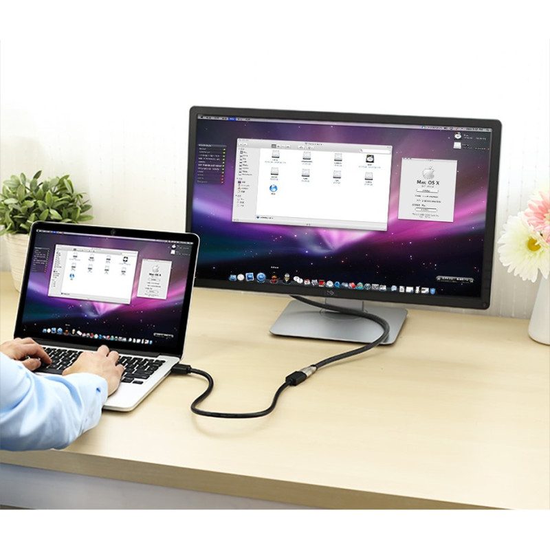 
HDMI ilgintuvas 1.4v 4K 60Hz 30AWG 2m juodas
