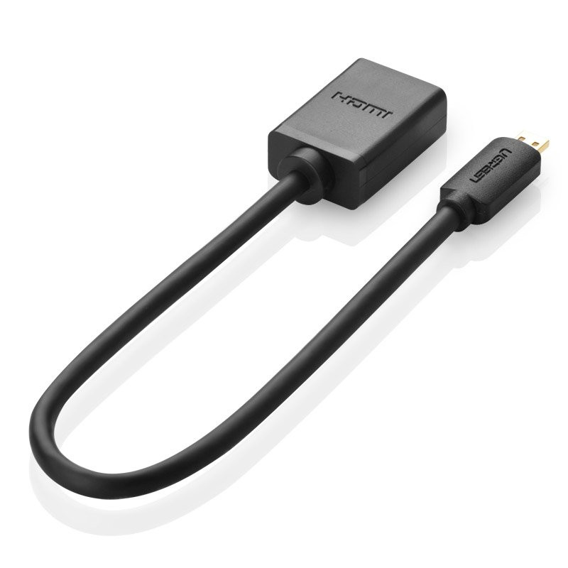 HDMI į mikro HDMI adapterio laidas, 20 cm, juodas