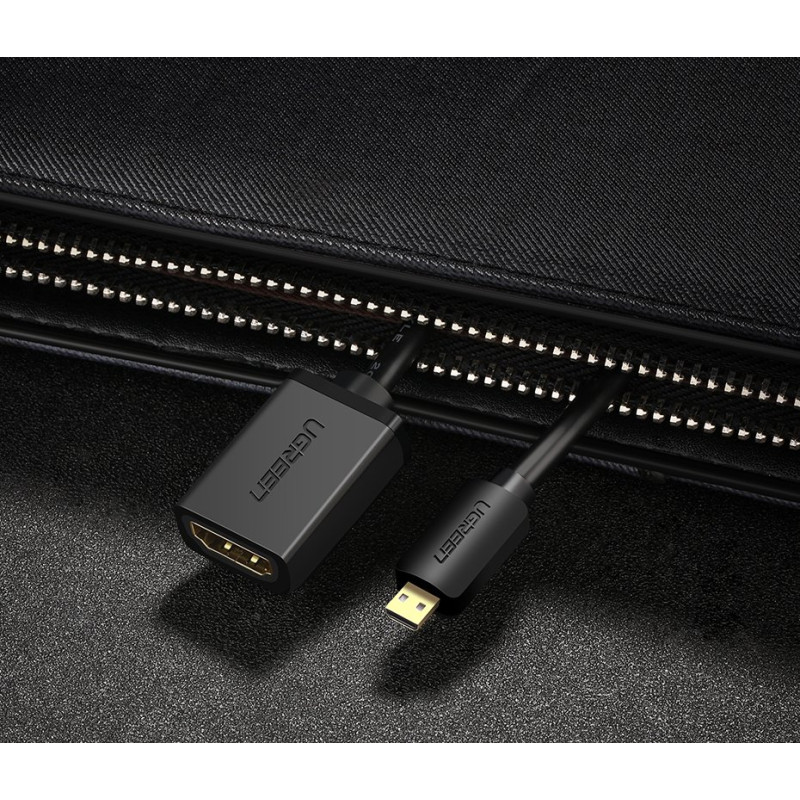 HDMI į mikro HDMI adapterio laidas, 20 cm, juodas