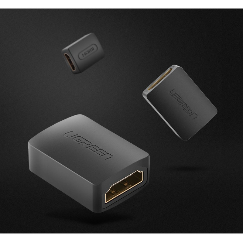 Adapteris, jungtis, HDMI kabelio jungtis, juoda