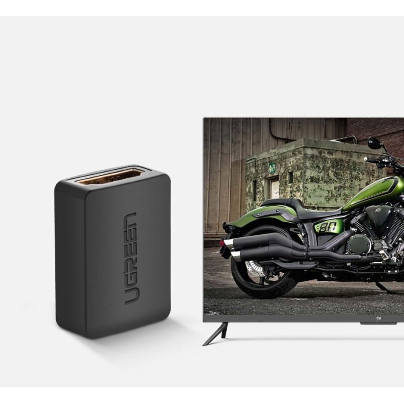 Adapteris, jungtis, HDMI kabelio jungtis, juoda
