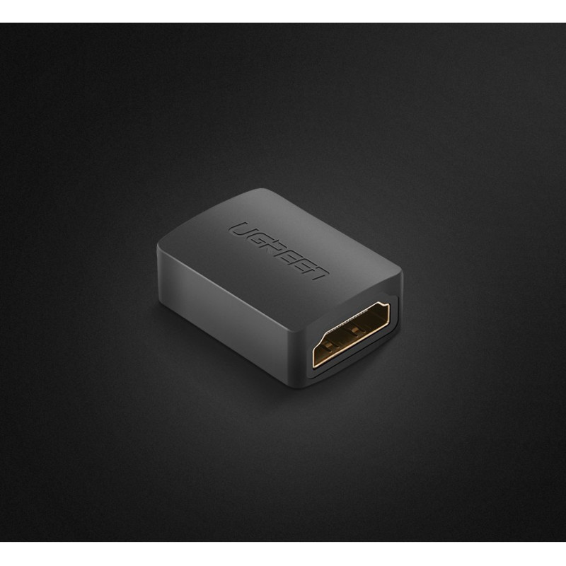 Adapteris, jungtis, HDMI kabelio jungtis, juoda