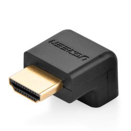
Kampinis kištukas HDMI kabeliui, juodas
