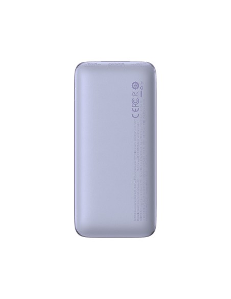 Bipow Pro maitinimo blokas 10000mAh 22,5W + USB laidas 3A 0,3m violetinė