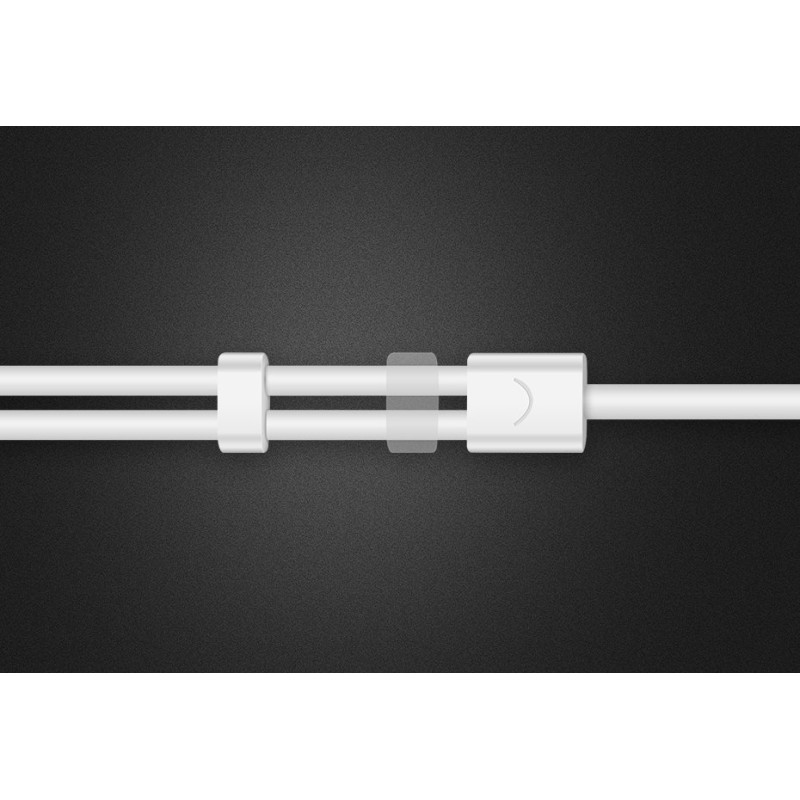 Ausinių skirstytuvas 3,5 mm mini AUX lizdas + stereo mikrofonas 20 cm sidabrinis