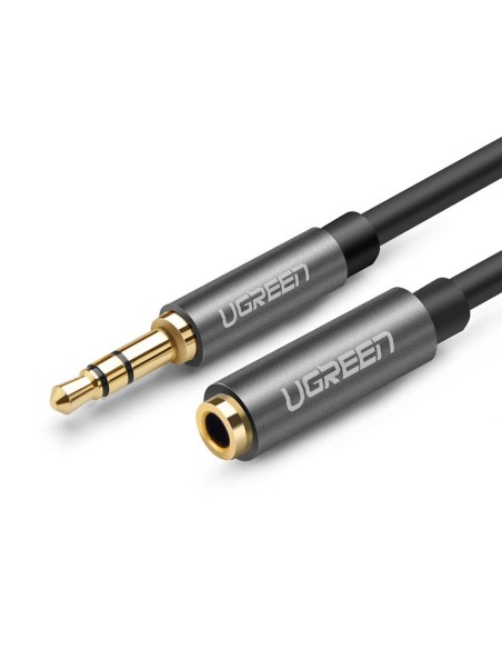 
AUX 3,5 mm mini lizdo ausinių prailginimo laidas, 3 m sidabrinis
