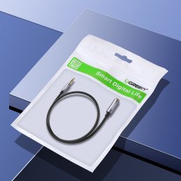 
AUX 3,5 mm mini lizdo ausinių prailginimo laidas, 3 m sidabrinis
