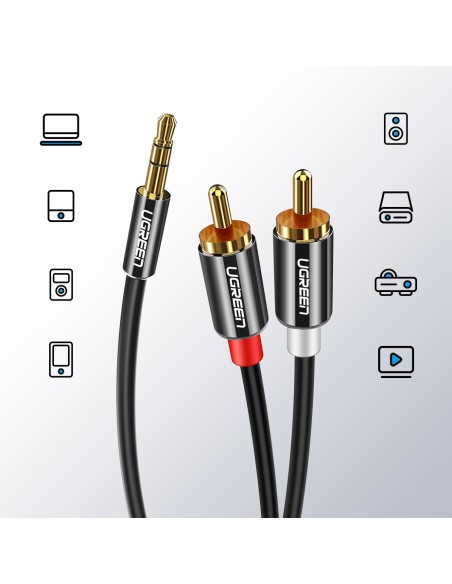 Kabelio garso kabelis 3,5 mm mini lizdas - 2RCA 3m juodas
 
Kabelio garso kabelis 3,5 mm mini lizdas - 2RCA 3m juodas