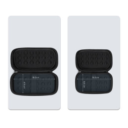 
Dėžutė HDD kietajam diskui ir GSM priedams 16,5x9,5x4,5 cm juoda
