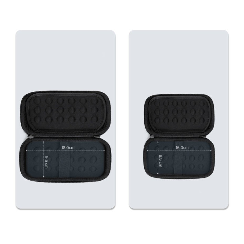 Dėžutė HDD kietajam diskui ir GSM priedams 18x9,5x5,5 cm juoda