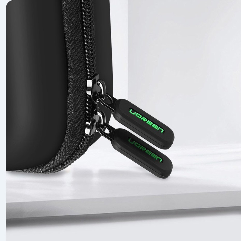 Dėžutė HDD kietajam diskui ir GSM priedams 18x9,5x5,5 cm juoda