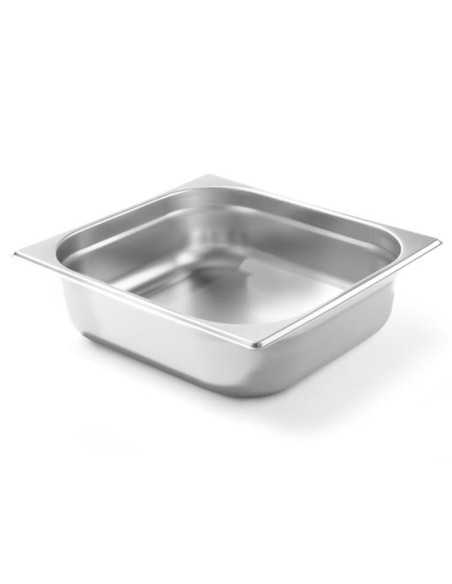 GN 2/3 konteineris, aukštis 100 mm, nerūdijantis plienas - Hendi 800232