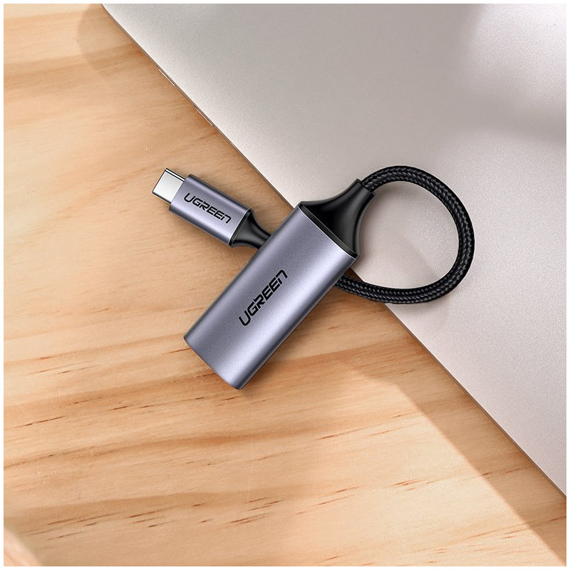 USB-C į HDMI 2.0 4K 60Hz Thunderbolt 3 adapteris pilkas