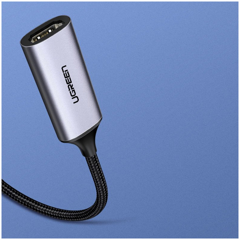 USB-C į HDMI 2.0 4K 60Hz Thunderbolt 3 adapteris pilkas